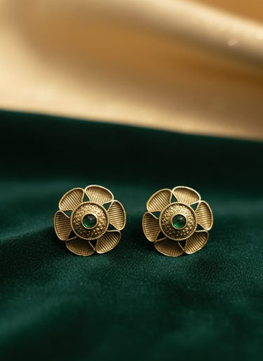 Antique Flower Earrings